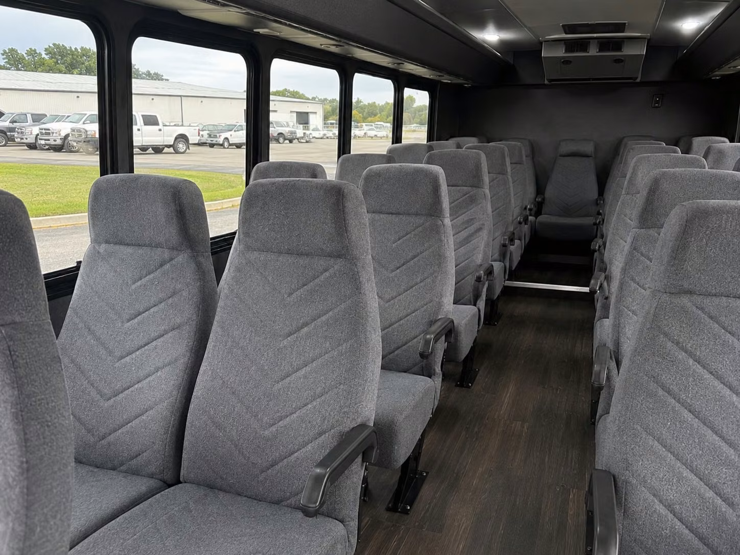 15 passenger minibus inside