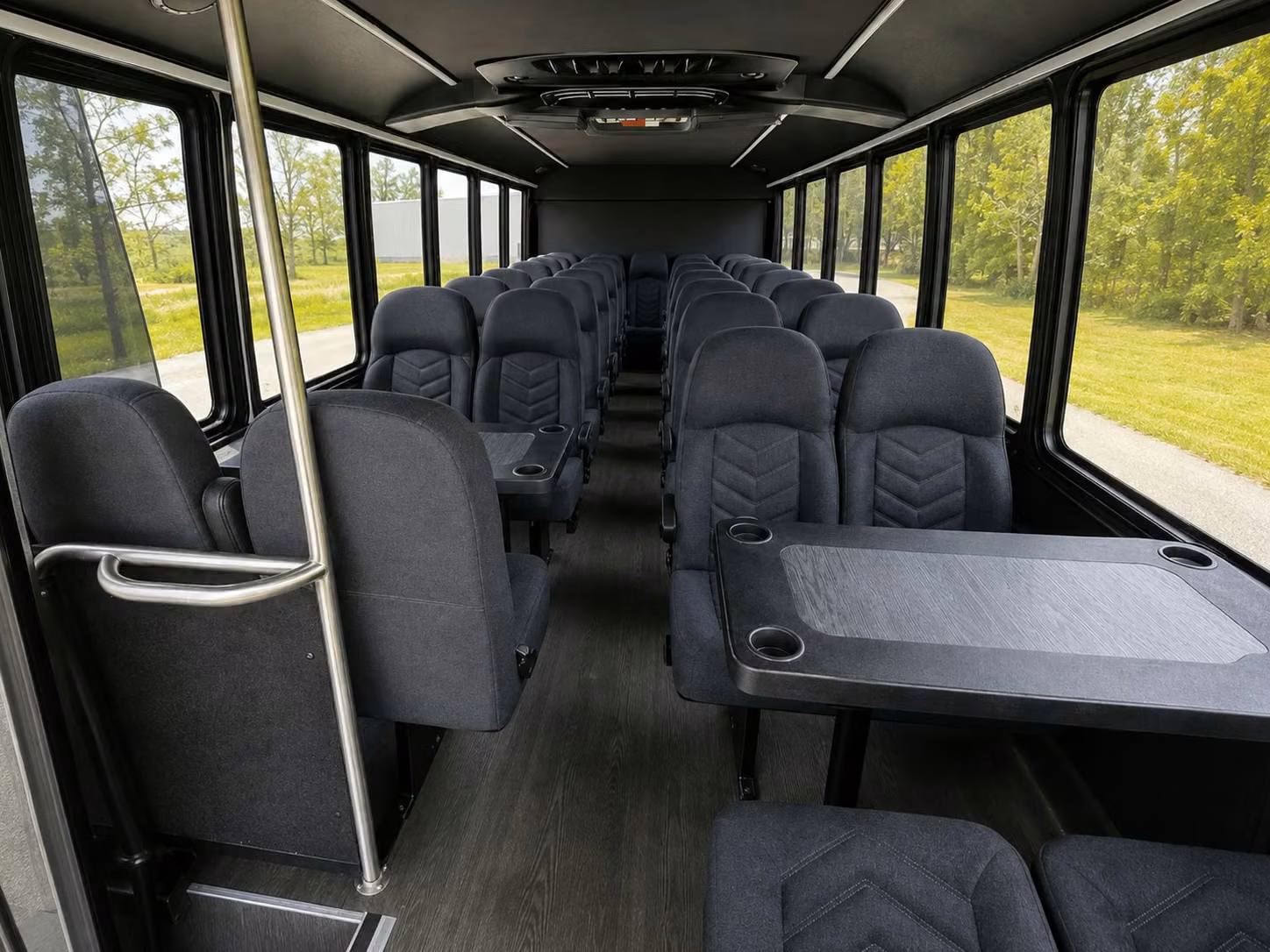20 passenger minibus inside