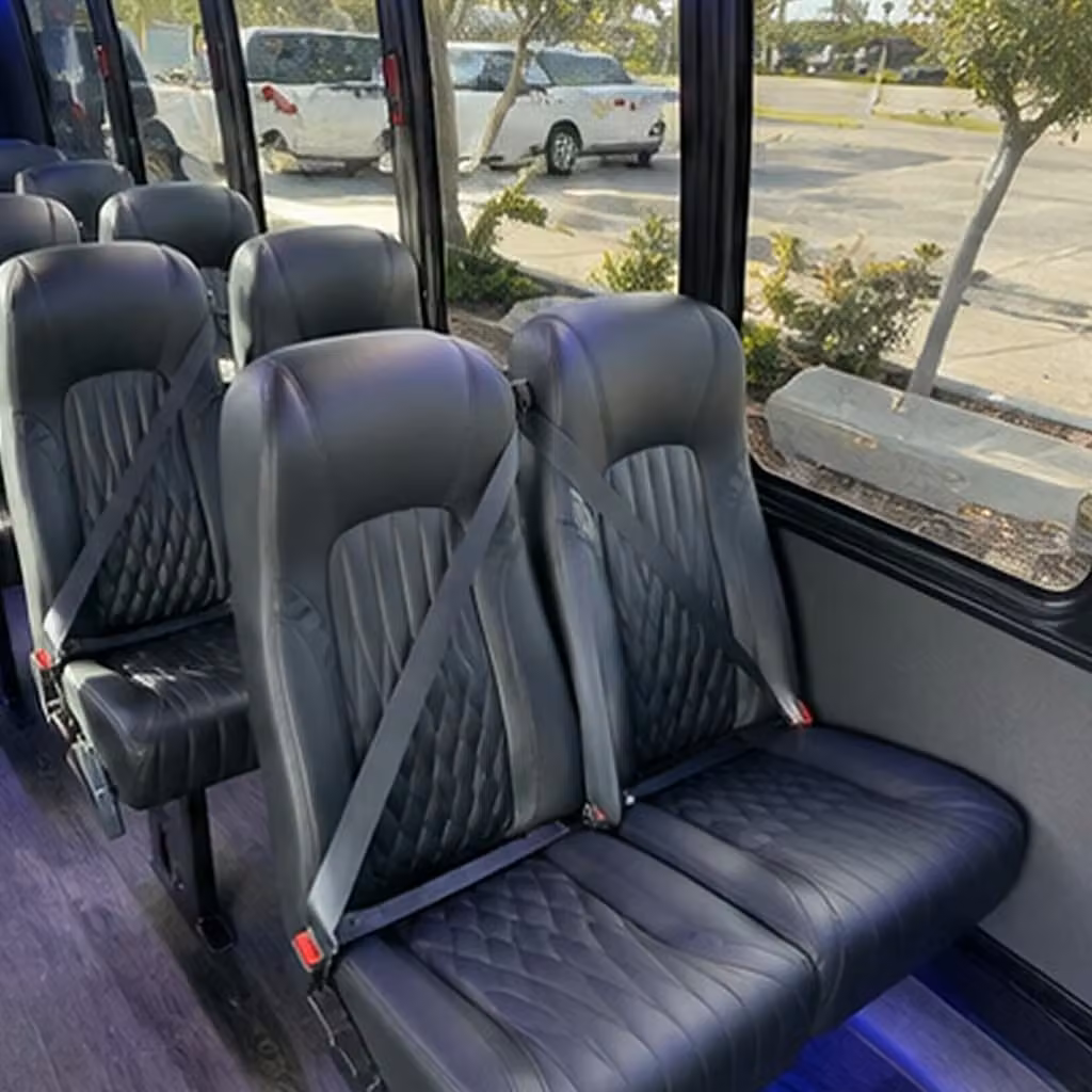 25 passenger minibus inside