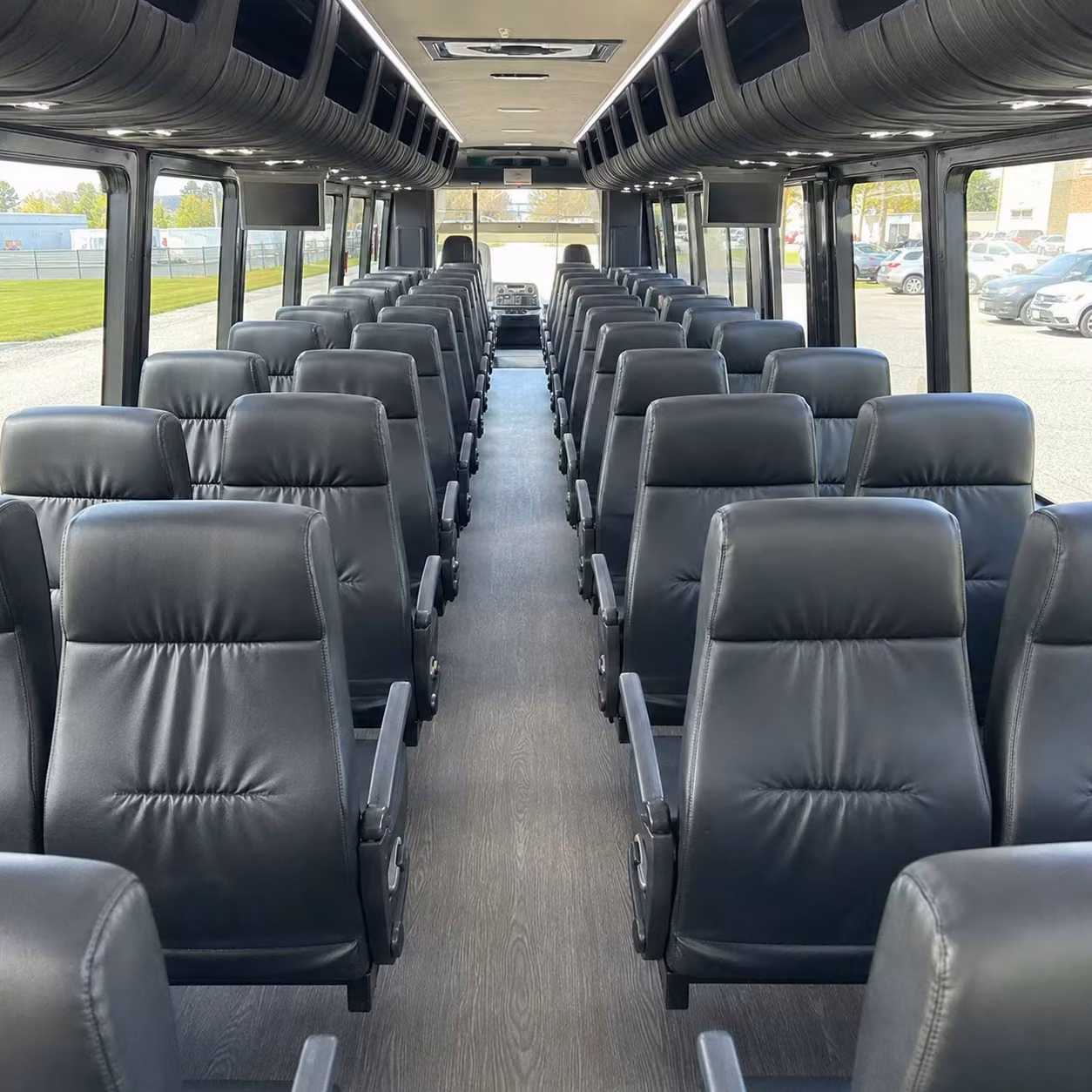 28 passenger minibus inside