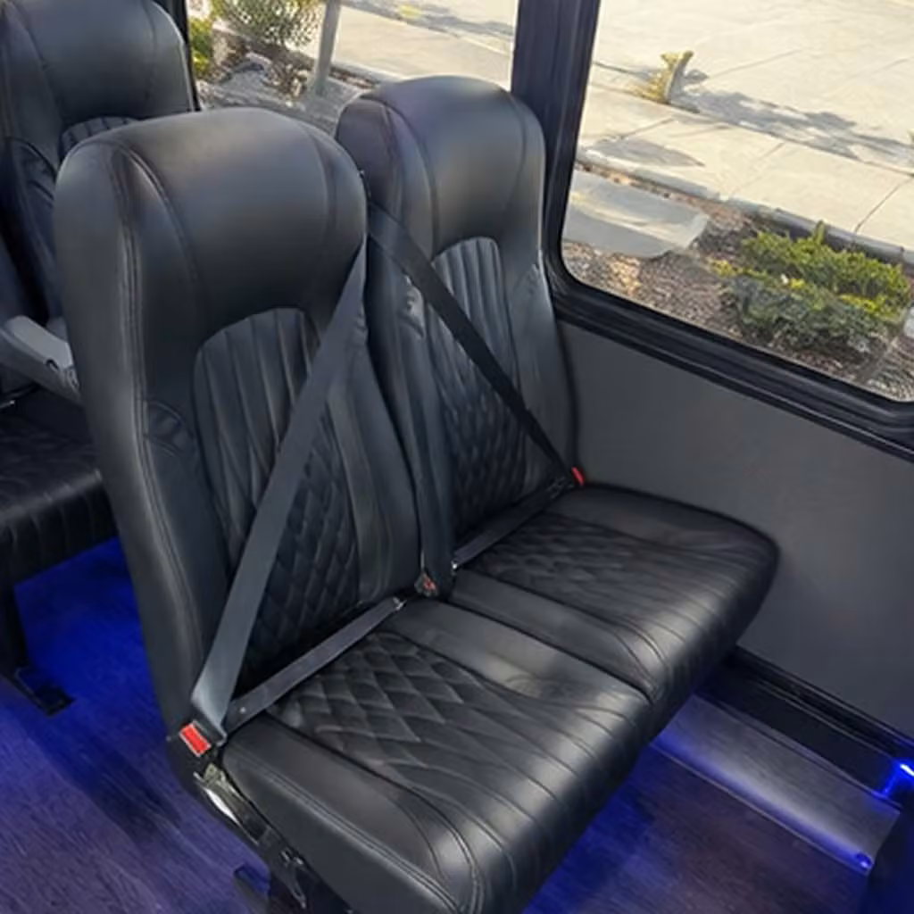 28 passenger minibus interior