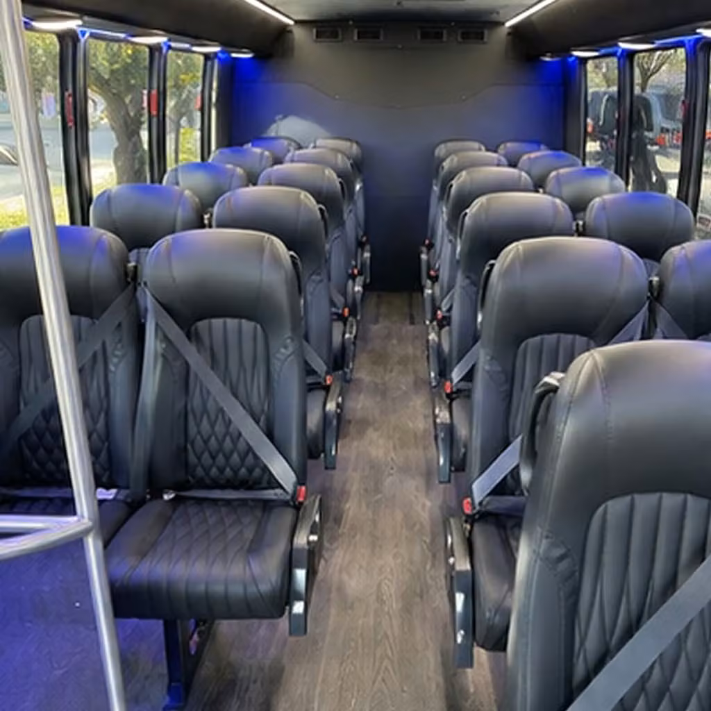 35 passenger minibus interior