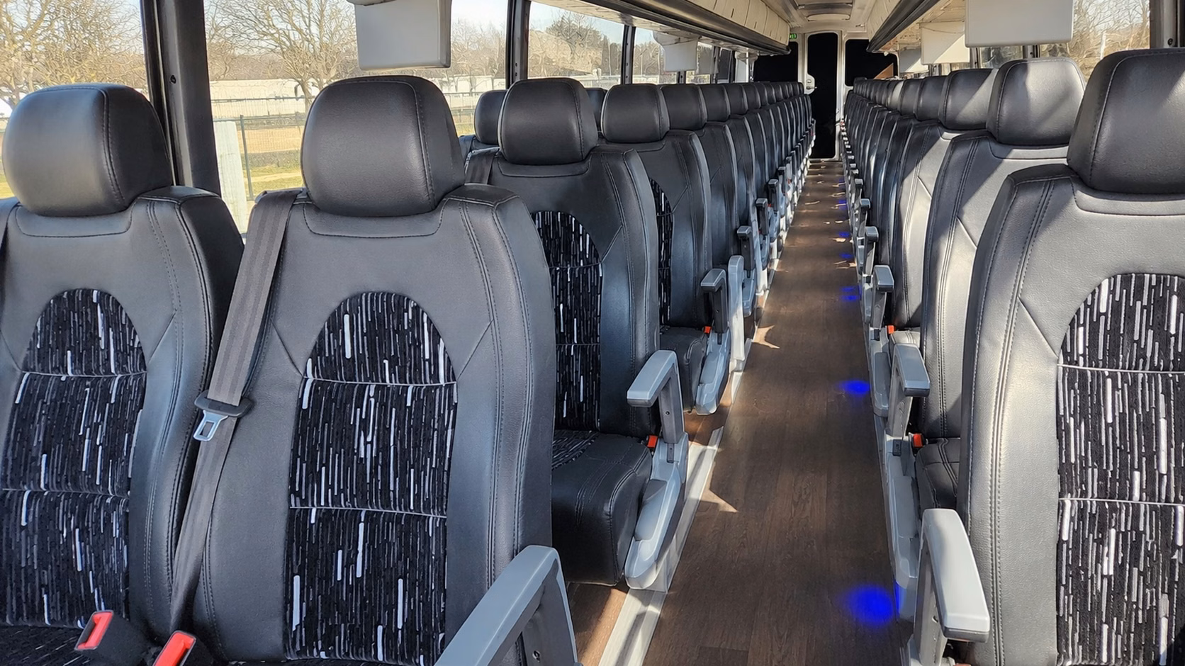 killeen charter bus interior