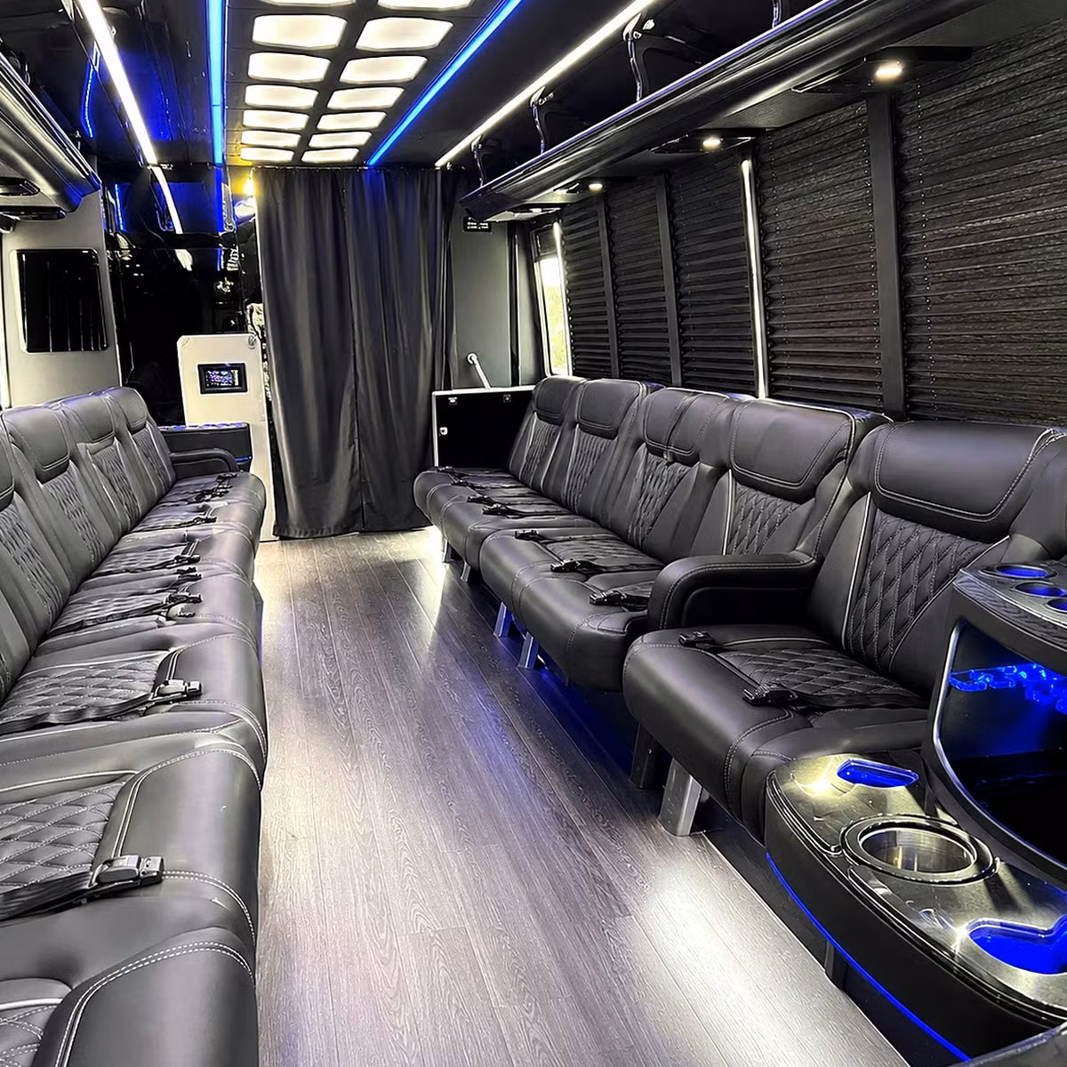 party bus interior